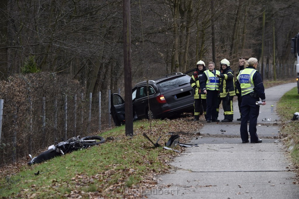 Schwerer VU Krad Pkw Koeln Porz Eil Grengeler Mauspfad P055.JPG - Miklos Laubert